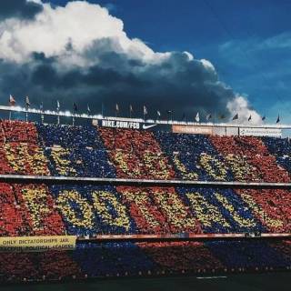 Camp Nou mobile wallpaper