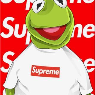 Drippy Kermit wallpaper