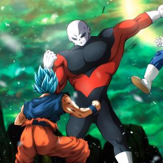 Vegeta vs Jiren wallpaper
