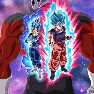 Vegeta vs Jiren wallpaper