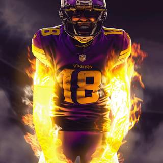 Justin Jefferson cool wallpaper