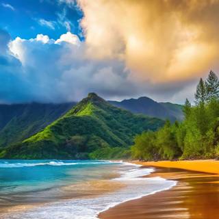 5120x1440 beach wallpaper