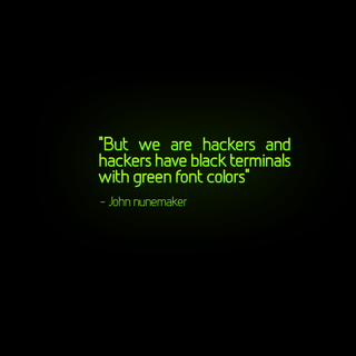 Green terminal wallpaper