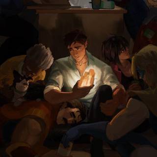 Dispatch game wallpaper