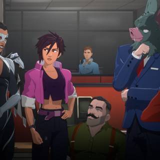 Dispatch game wallpaper