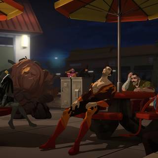 Dispatch game wallpaper