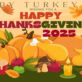 Happy Thanksgiving 2025 wallpaper