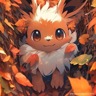 Thanksgiving Eevee wallpaper