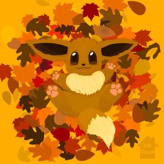 Thanksgiving Eevee wallpaper
