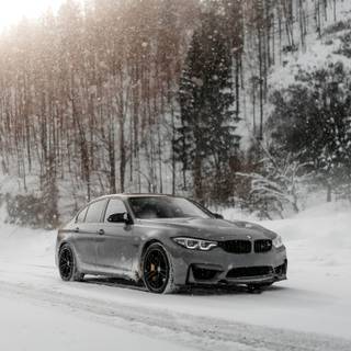 Winter cars 4k wallpaper
