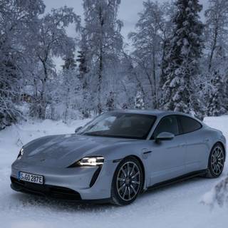 Winter cars 4k wallpaper