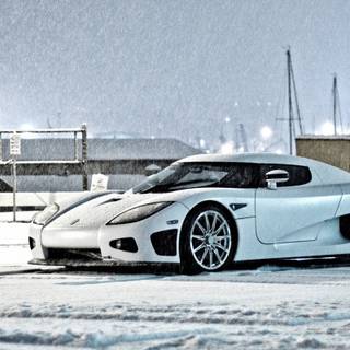 Winter cars 4k wallpaper