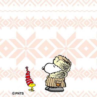 Cute winter Snoopy wallpaper