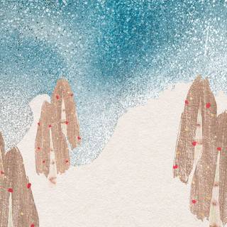 Aesthetic winter mobile wallpaper