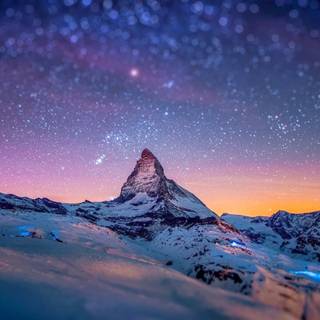 Winter blue computer wallpaper