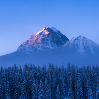 Winter blue computer wallpaper