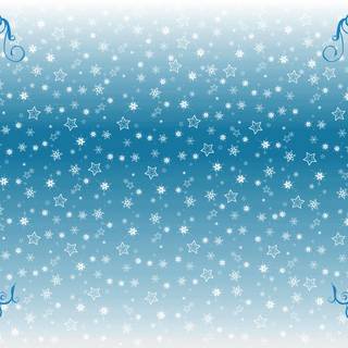 Winter blue computer wallpaper