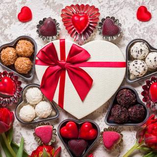 Chocolate box wallpaper