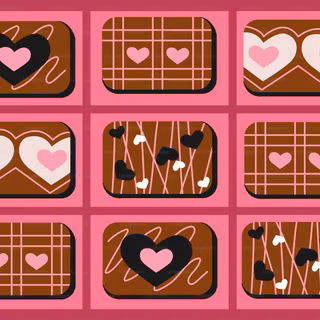 Chocolate box wallpaper