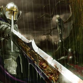 Gothic knight wallpaper