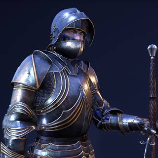 Gothic knight wallpaper