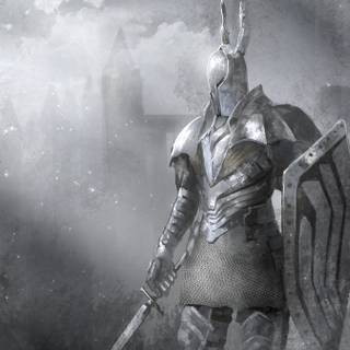 Gothic knight wallpaper