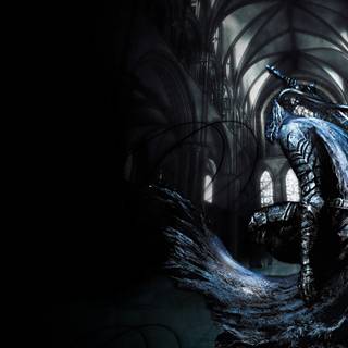 Gothic knight wallpaper