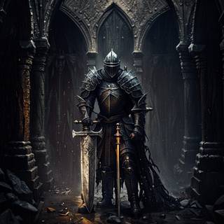 Gothic knight wallpaper
