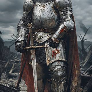 Gothic knight wallpaper