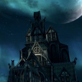 Skyrim night wallpaper