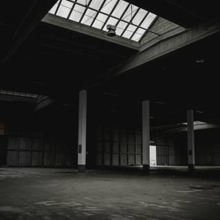 Empty garage wallpaper