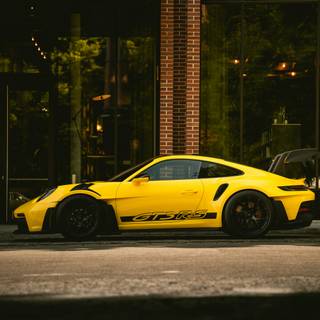 Porsche landscape wallpaper