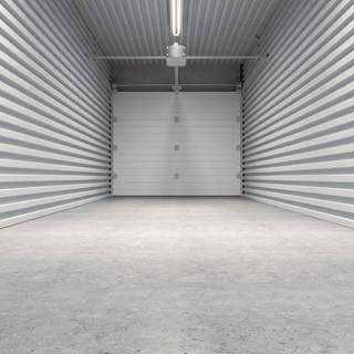 Empty garage wallpaper
