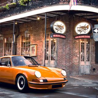 Porsche landscape wallpaper