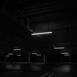 Empty garage wallpaper