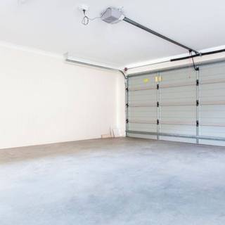 Empty garage wallpaper