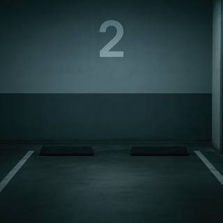 Empty garage wallpaper