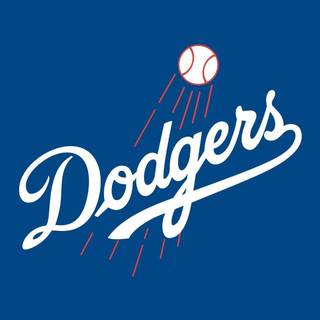 LA Dodgers logo wallpaper