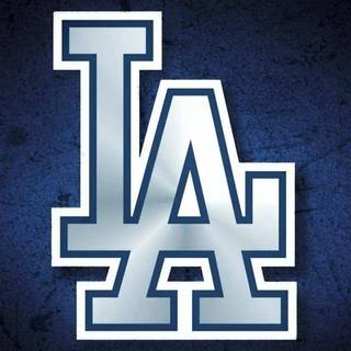 LA Dodgers logo wallpaper