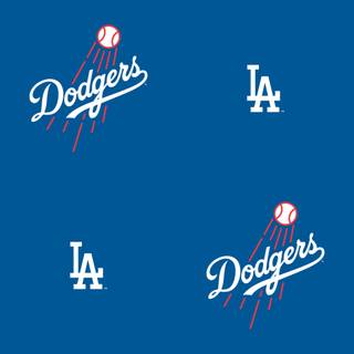 LA Dodgers logo wallpaper