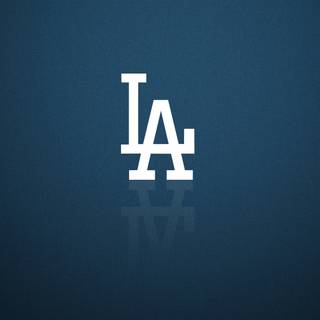LA Dodgers logo wallpaper