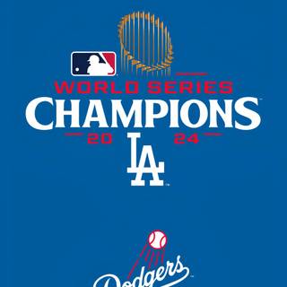 LA Dodgers logo wallpaper