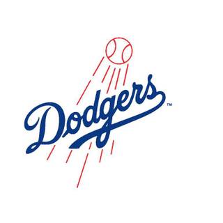 LA Dodgers logo wallpaper