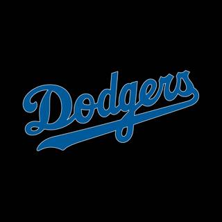 LA Dodgers logo wallpaper