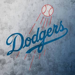 LA Dodgers logo wallpaper