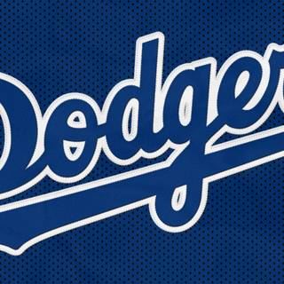 LA Dodgers logo wallpaper