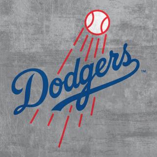 LA Dodgers logo wallpaper
