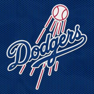 LA Dodgers logo wallpaper