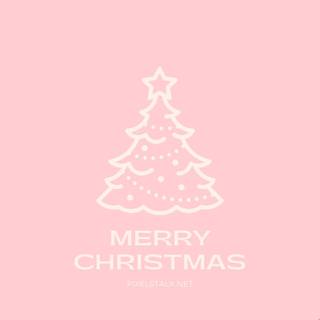 Preppy Christmas pink wallpaper
