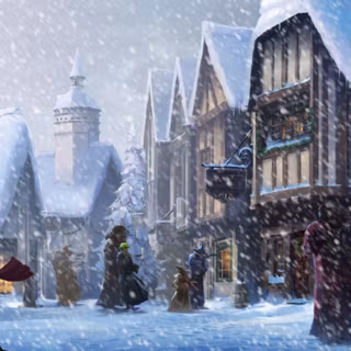 Harry Potter Christmas desktop wallpaper